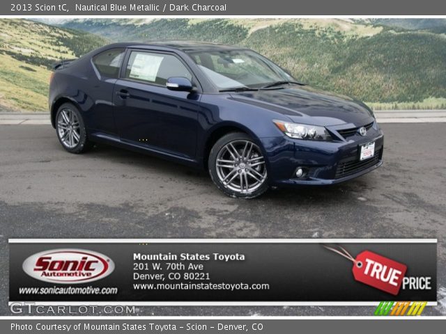 2013 Scion tC  in Nautical Blue Metallic