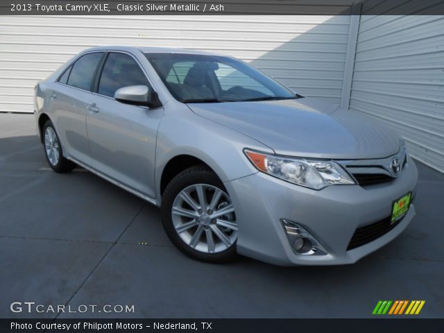 2013 Toyota Camry XLE in Classic Silver Metallic