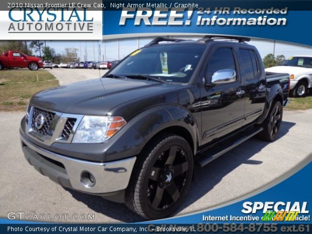 2010 Nissan Frontier LE Crew Cab in Night Armor Metallic