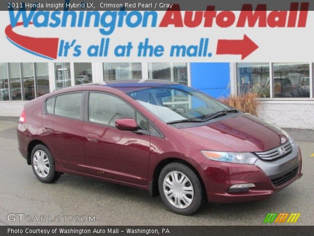 2011 Honda Insight Hybrid LX in Crimson Red Pearl