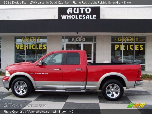 2011 Dodge Ram 1500 Laramie Quad Cab 4x4 in Flame Red