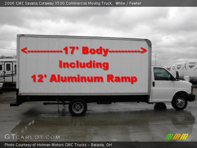 2006 GMC Savana Cutaway 3500 Commercial Moving Truck in White