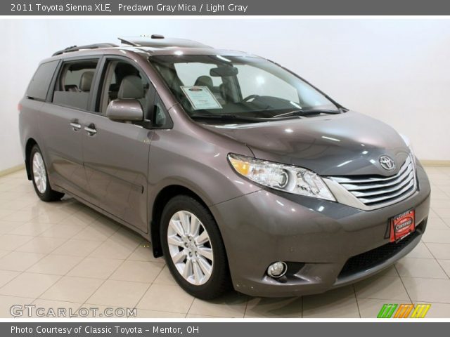 2011 Toyota Sienna XLE in Predawn Gray Mica