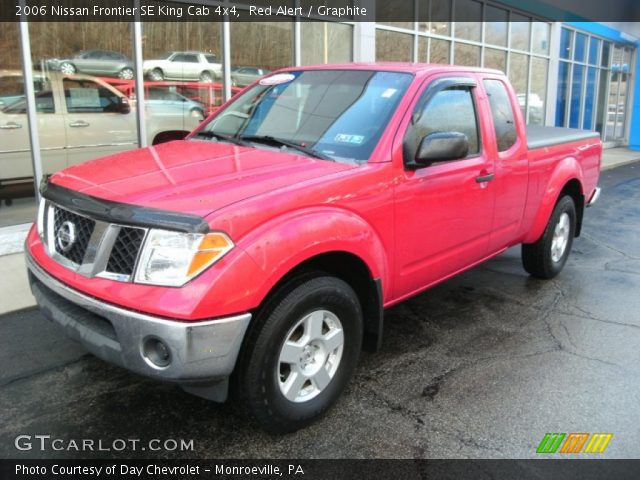 2006 Nissan Frontier SE King Cab 4x4 in Red Alert