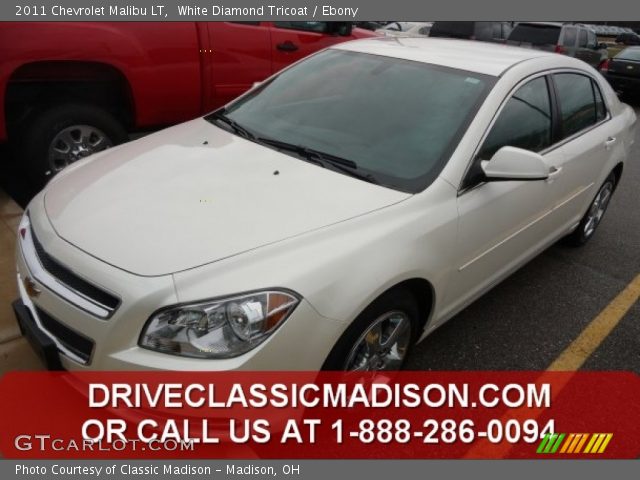 2011 Chevrolet Malibu LT in White Diamond Tricoat