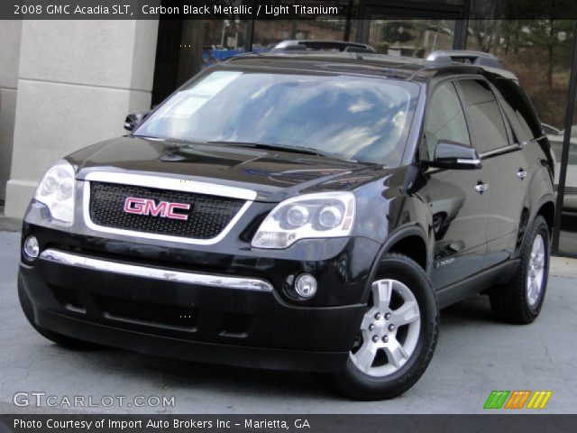 2008 GMC Acadia SLT in Carbon Black Metallic