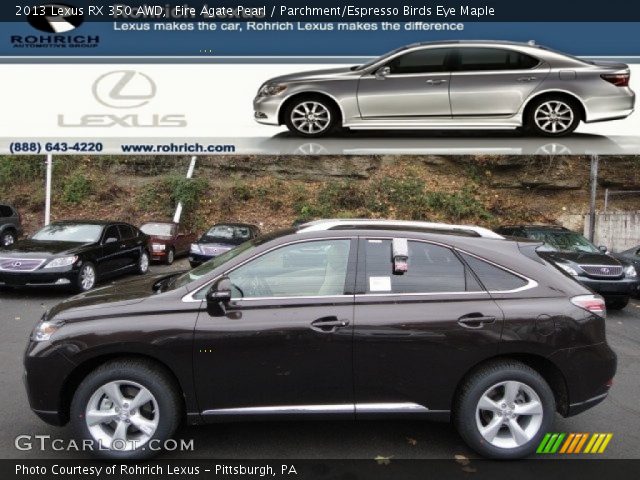 2013 Lexus RX 350 AWD in Fire Agate Pearl