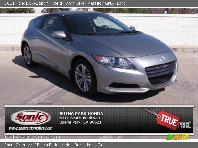 2011 Honda CR-Z Sport Hybrid in Storm Silver Metallic