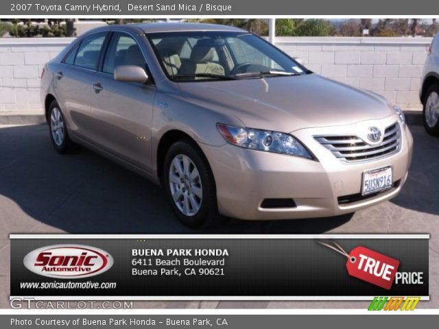 2007 Toyota Camry Hybrid in Desert Sand Mica