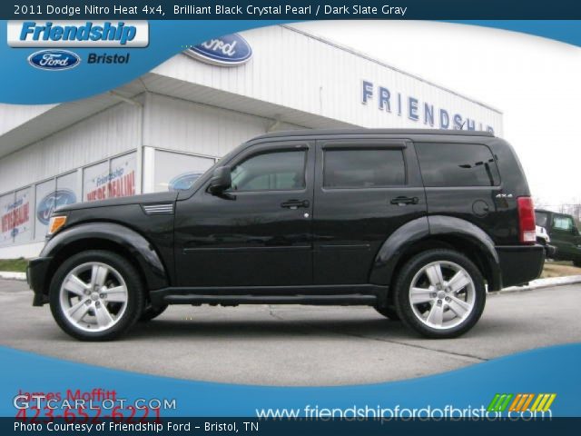 2011 Dodge Nitro Heat 4x4 in Brilliant Black Crystal Pearl