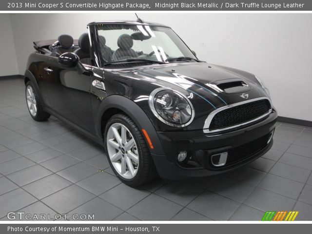 2013 Mini Cooper S Convertible Highgate Package in Midnight Black Metallic