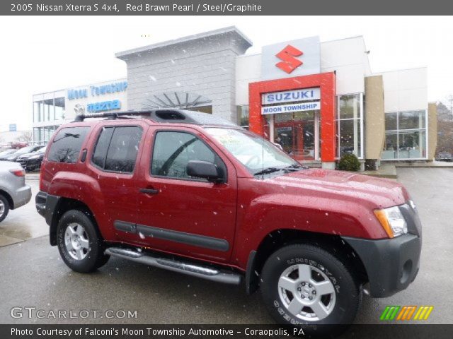 2005 Nissan Xterra S 4x4 in Red Brawn Pearl