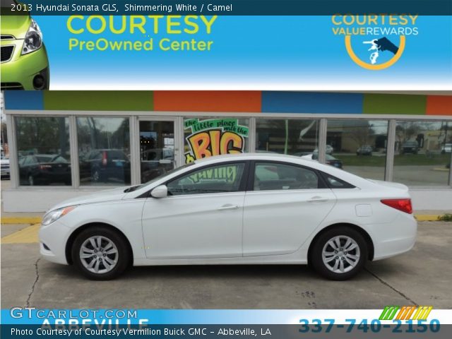 2013 Hyundai Sonata GLS in Shimmering White