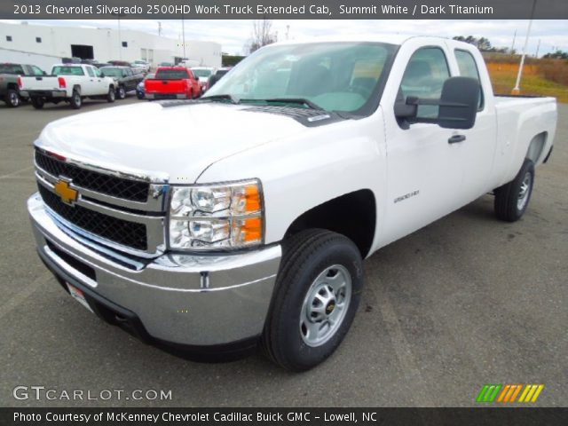 2013 Chevrolet Silverado 2500HD Work Truck Extended Cab in Summit White