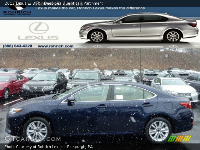 2013 Lexus ES 350 in Deep Sea Blue Mica