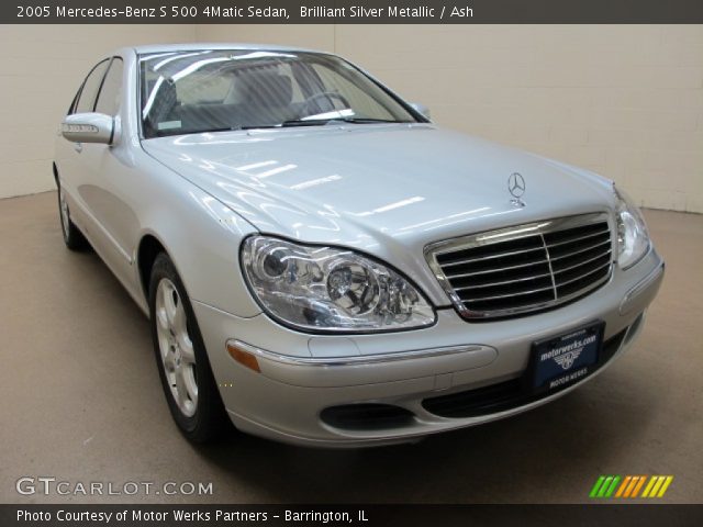 2005 Mercedes-Benz S 500 4Matic Sedan in Brilliant Silver Metallic