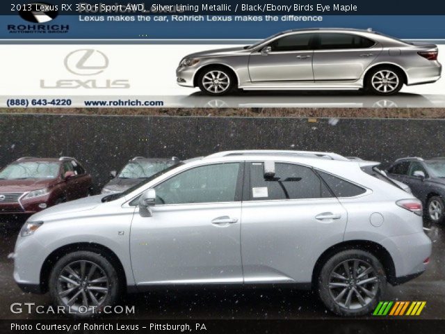 2013 Lexus RX 350 F Sport AWD in Silver Lining Metallic