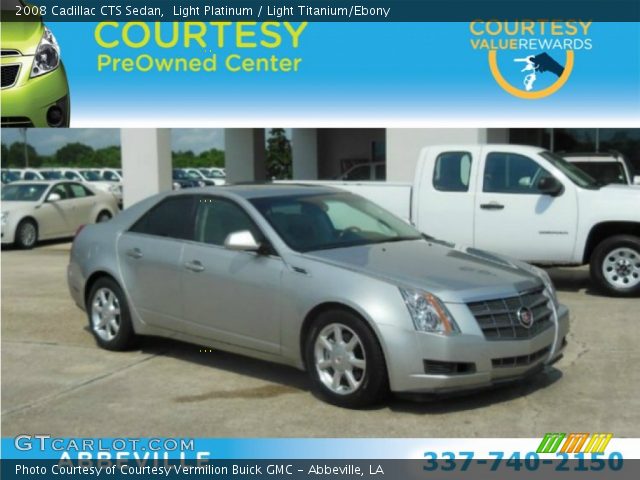 2008 Cadillac CTS Sedan in Light Platinum