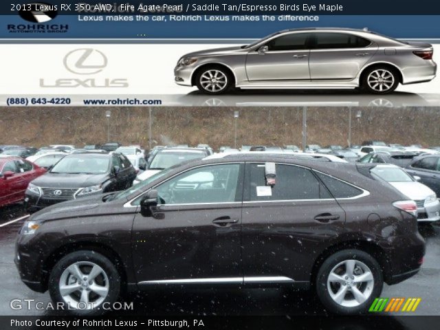 2013 Lexus RX 350 AWD in Fire Agate Pearl