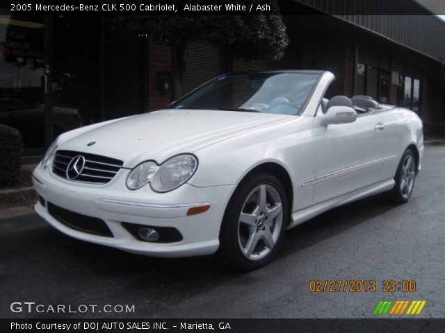 2005 Mercedes-Benz CLK 500 Cabriolet in Alabaster White