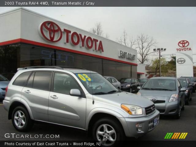 2003 Toyota RAV4 4WD in Titanium Metallic