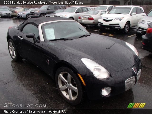 2008 Pontiac Solstice Roadster in Mysterious Black