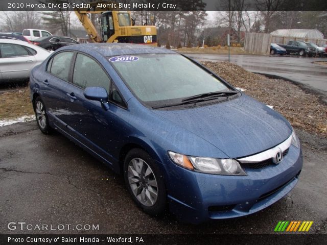 2010 Honda Civic EX Sedan in Atomic Blue Metallic