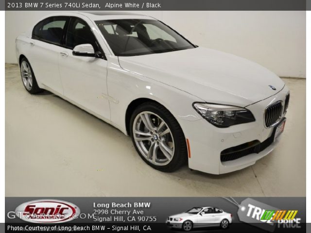 2013 BMW 7 Series 740Li Sedan in Alpine White