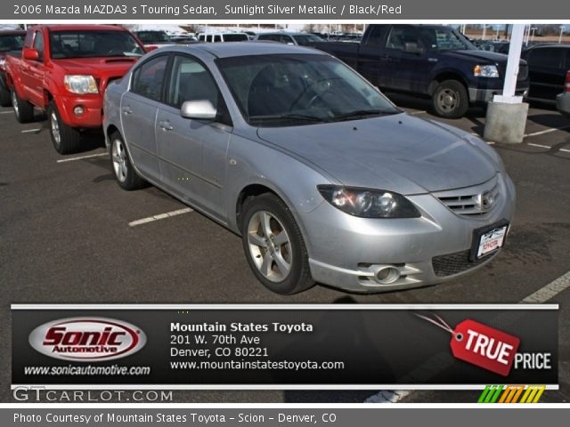 2006 Mazda MAZDA3 s Touring Sedan in Sunlight Silver Metallic