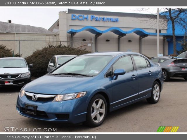 2010 Honda Civic LX-S Sedan in Atomic Blue Metallic