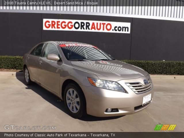 2008 Toyota Camry XLE V6 in Desert Sand Mica