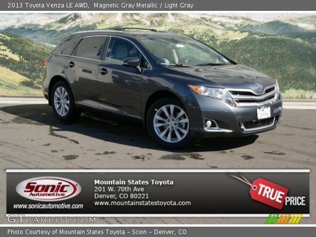 2013 Toyota Venza LE AWD in Magnetic Gray Metallic