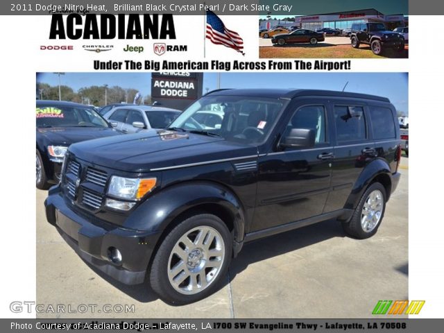 2011 Dodge Nitro Heat in Brilliant Black Crystal Pearl