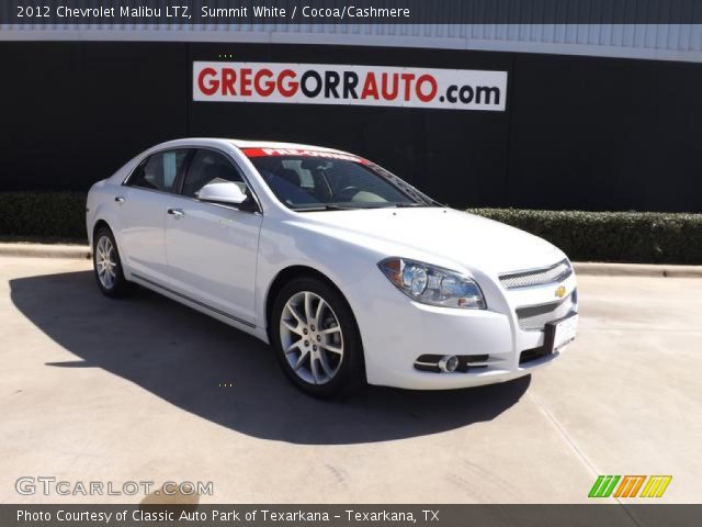 2012 Chevrolet Malibu LTZ in Summit White