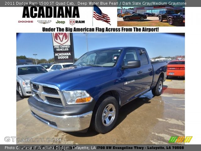 2011 Dodge Ram 1500 ST Quad Cab in Deep Water Blue Pearl