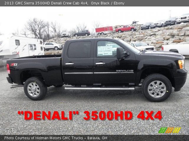 2013 GMC Sierra 3500HD Denali Crew Cab 4x4 in Onyx Black
