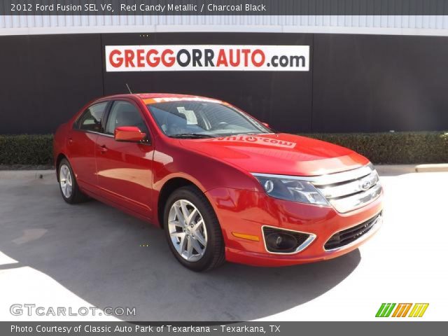 2012 Ford Fusion SEL V6 in Red Candy Metallic