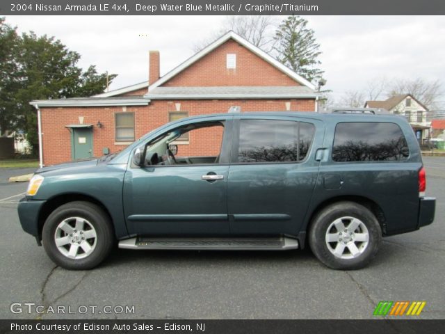 2004 Nissan Armada LE 4x4 in Deep Water Blue Metallic