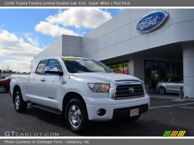 2008 Toyota Tundra Limited Double Cab 4x4 in Super White