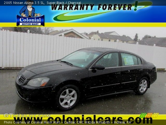 2005 Nissan Altima 3.5 SL in Super Black