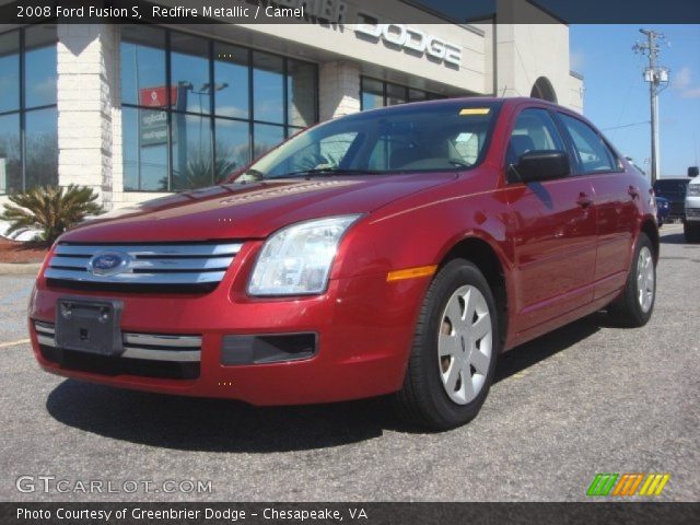 2008 Ford Fusion S in Redfire Metallic