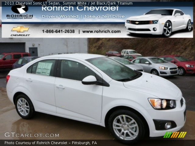 2013 Chevrolet Sonic LT Sedan in Summit White