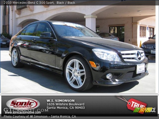 2010 Mercedes-Benz C 300 Sport in Black
