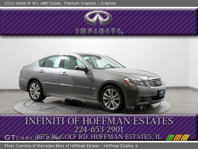 2010 Infiniti M 45x AWD Sedan in Platinum Graphite