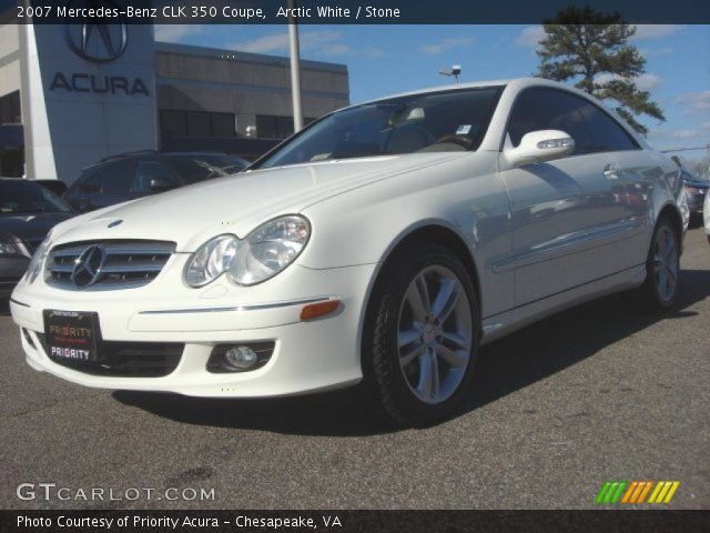 2007 Mercedes-Benz CLK 350 Coupe in Arctic White