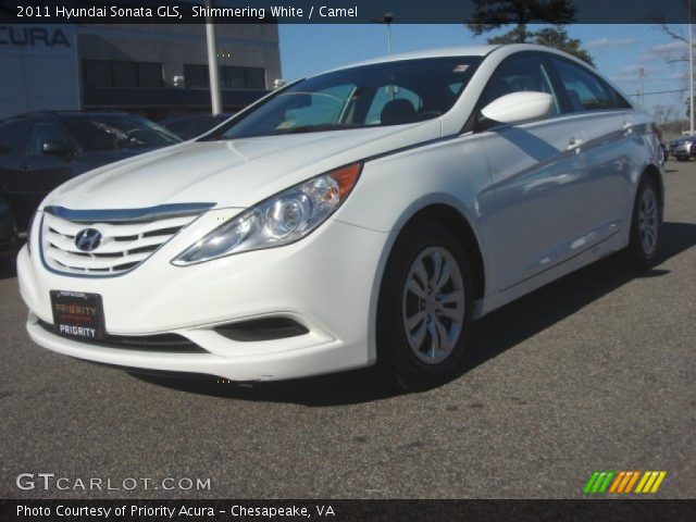 2011 Hyundai Sonata GLS in Shimmering White