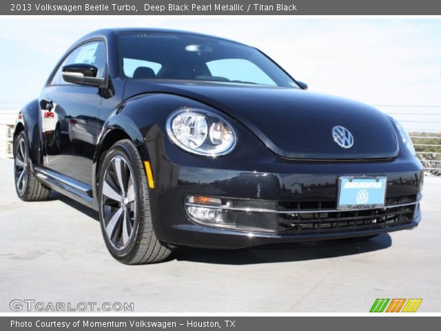 2013 Volkswagen Beetle Turbo in Deep Black Pearl Metallic
