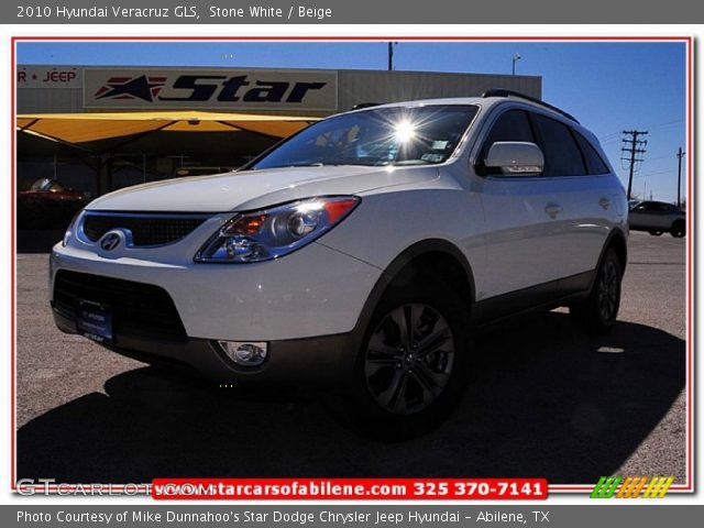 2010 Hyundai Veracruz GLS in Stone White