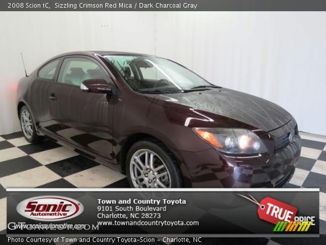 2008 Scion tC  in Sizzling Crimson Red Mica