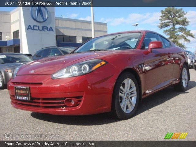 2007 Hyundai Tiburon GS in Redfire Pearl